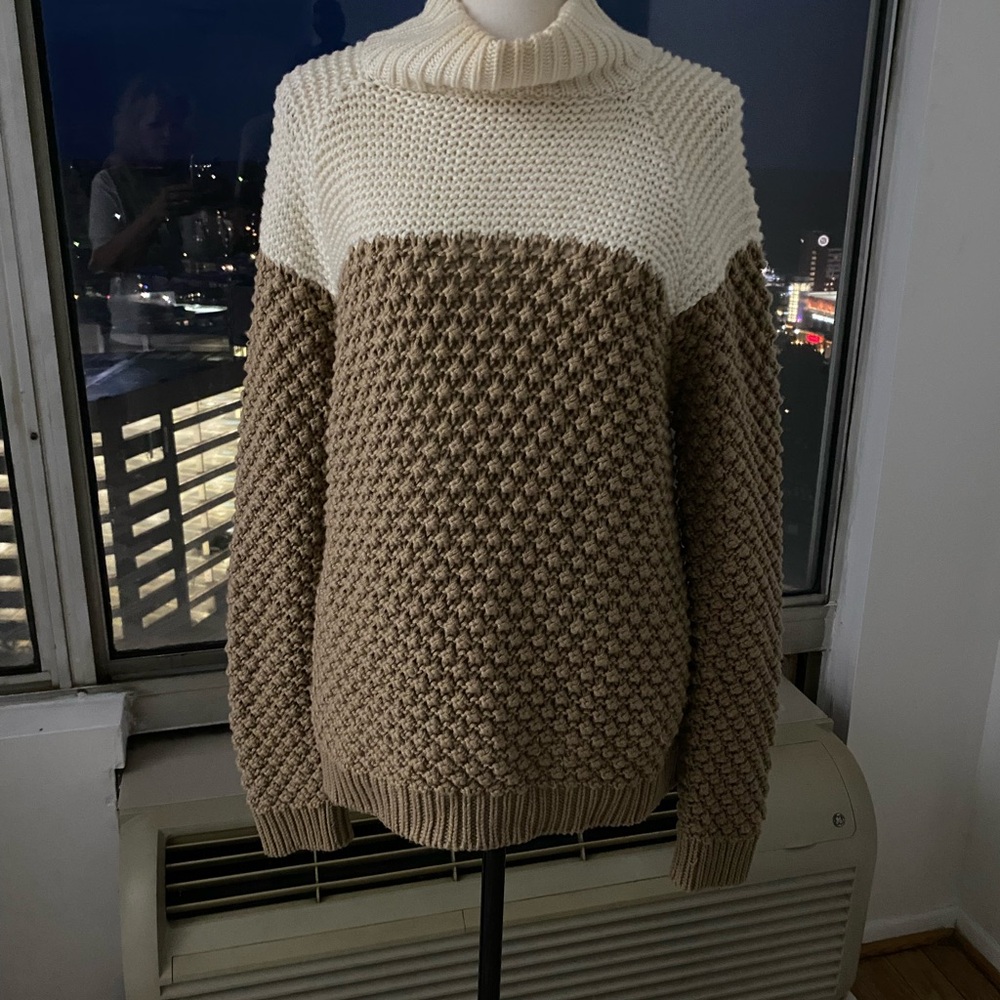 525 America Cream Knit Sweater